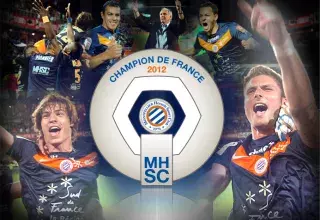 Montpellier a remporté le titre pour la première fois de son histoire avec, malheureusement, en arrière-plan, une percée historique de l'hooliganisme en France. (DR) 