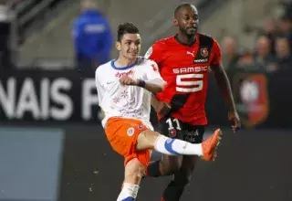 En mai dernier, Montpellier l'avait emporté par deux buts à 0 sur la pelouse du Stade Rennais et conservait, ainsi, ses 3 points d'avance sur le PSG à l'issue de la 36ème journée... (© LFP)