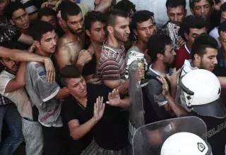 Plus de 60.000 migrants et réfugiés sont piégés en Grèce depuis le verrouillage des frontières en Europe... (DR)