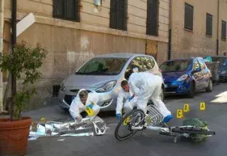 Giuseppe Dainotti, 67 ans, a été tué de deux balles dans la tête pendant qu'il roulait à vélo, peu avant 08H00 (06H00 GMT)... (DR)