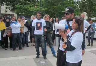 Le maire de Montpellier a exprimé son soutien aux parents et aux amis de Salah, tué au Milk, le 5 mai dernier. (© N.E)