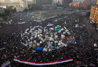 La place Tahrir est à nouveau le lieu de rassemblement de l'opposition à un pouvoir détenu cette fois par les islamistes... (Xinhua)