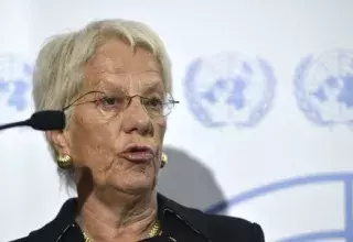 la magistrate suisse Carla Del Ponte a été désavouée et ses propos qualifiés "allégations" (DR)