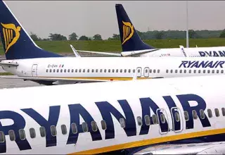 Ryanair va réduire son trafic de 34 vols par semaine pour la saison d’hiver et supprimera six liaisons (DR)