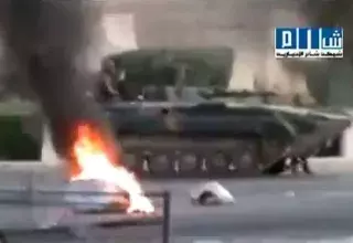 Les chars se sont déployés autour des villes rebelles (photo:DR)