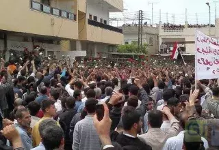 Manifestations contre le régime en Syrie (DR)