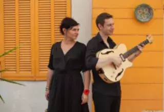 La chanteuse marseillaise Sylvie Paz et le guitariste virtuose Diego Lubrano