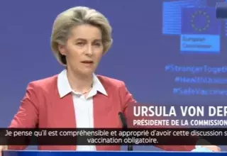 Président de la commission européenne s'exprime à propos de la vaccination obligatoire (Photo : DR) 