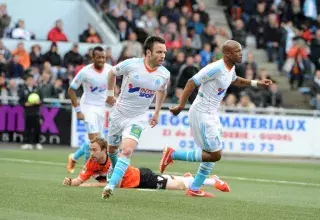Mathieu Valbuena a inscrit le but de la victoire de l’OM samedi à Lorient. (Capture d’écran site officiel de l’OM)  