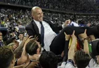 Zidane et ses joueurs... le pari gagné ! (DR)