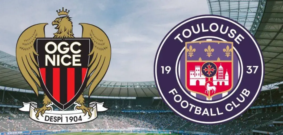 Match de football Toulouse vs Nice en Ligue 1