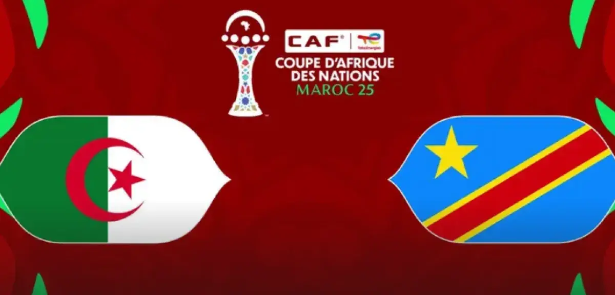 Match de football Algérie vs RDC à la CAN 2025