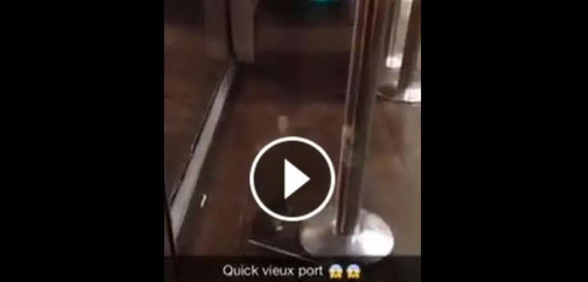Partagée le 9 mai, la vidéo a fait le buzz sur Facebook et entraîné une réaction de la chaîne de restaurants Quick France. (Capture d'écran)