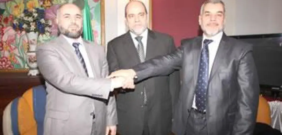 Les leaders des formations qui constituent "l'Alliance de l'Algérie verte". (DR)