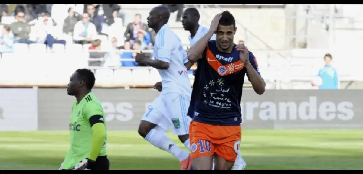 Le MHSC prend la tête de la Ligue 1 avec 3 points d'avance sur le PSG, suite à sa victoire face à l'OM par 3 buts à 1. (DR) 