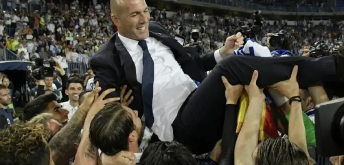 Zidane et ses joueurs... le pari gagné ! (DR)