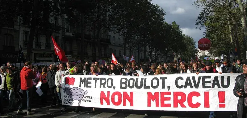 Manifestation contre la réforme des retraites à Paris