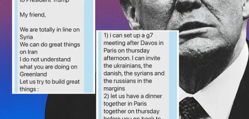 Donald Trump et Emmanuel Macron lors d'une rencontre diplomatique