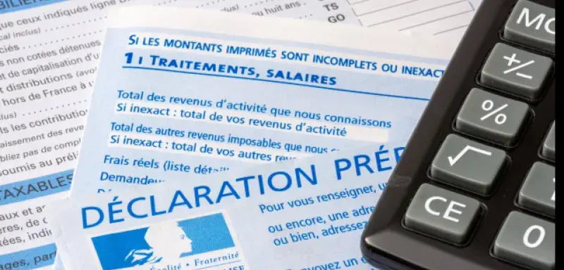 Formulaire de déclaration de don en ligne sur le site des impôts français