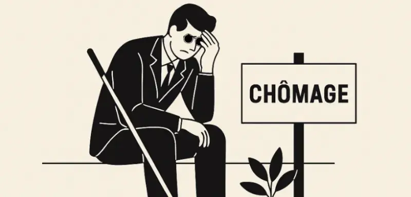 Chômage en France : file d'attente devant une agence France Travail