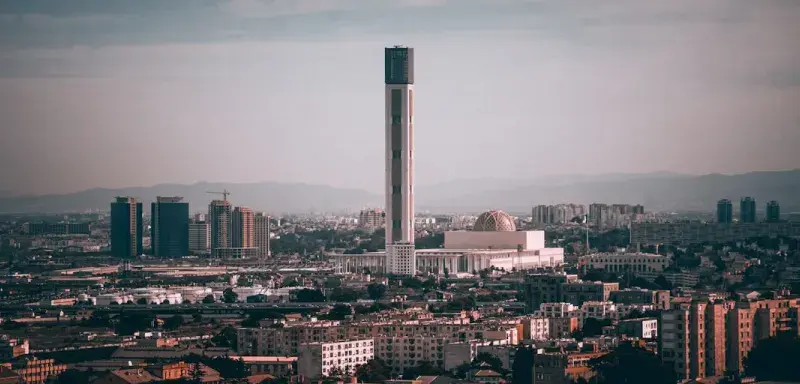 Vue sur les immeubles d Alger, capitale de l Algérie