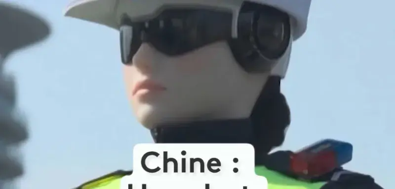 Illustration pour l article: Chine : un robot pour gérer la circulation