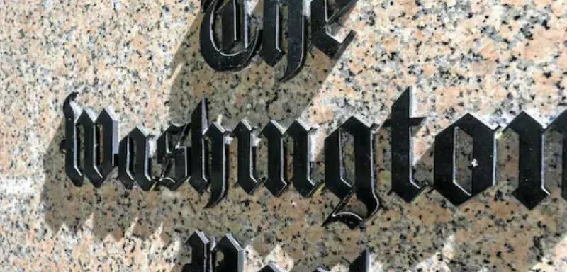 Bâtiment du Washington Post, symbole du journalisme américain confronté à une crise sans précédent