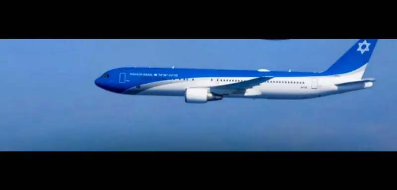 Illustration pour l'article: L'avion de Netanyahu, était en route vers les États-Unis mardi, a traversé l'espace aérien de trois pays signataires du Statut de Rome