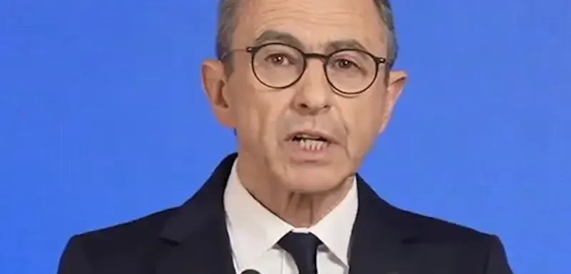 Bruno Retailleau lors de son discours sur les municipales 2026