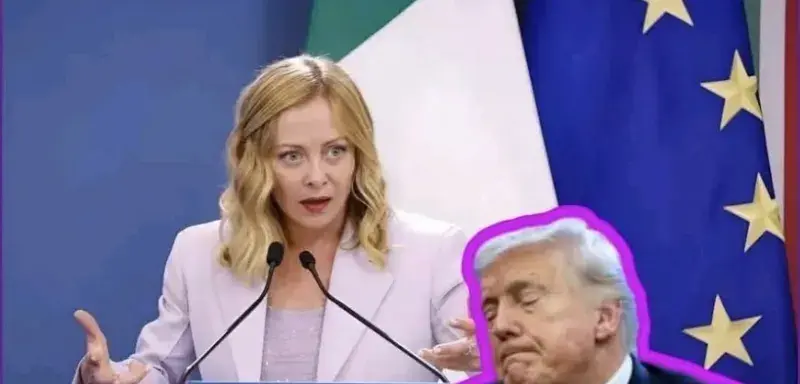 Giorgia Meloni, Première ministre italienne, lors de son discours au Sénat sur la crise iranienne