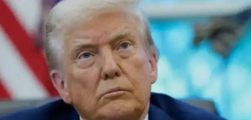 Donald Trump lors d'une interview télévisée évoquant la situation du nouveau guide suprême iranien