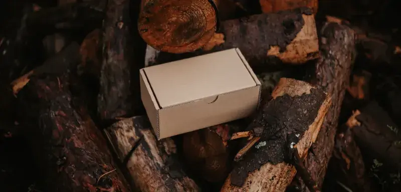 Bûches de bois empilées pour le chauffage