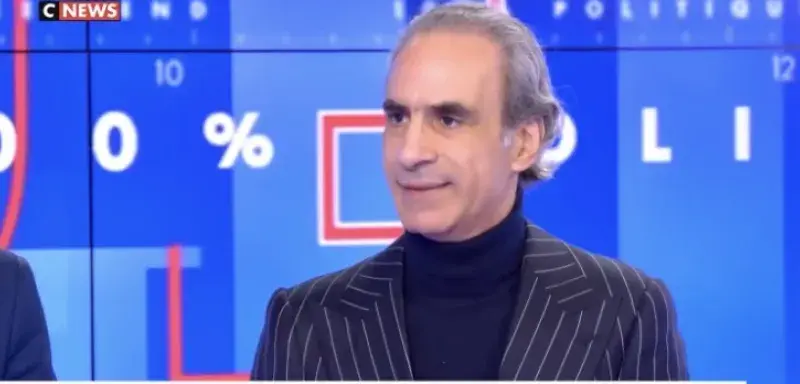 Richard Haddad sur le plateau de CNews