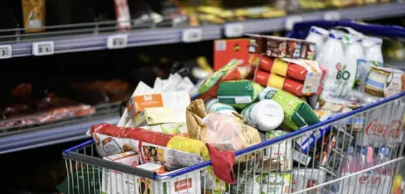 Rayons d'un supermarché en France