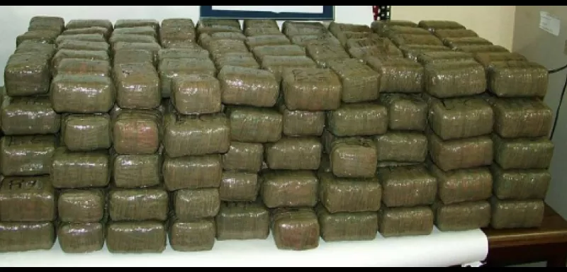 selon le ministère de l'Intérieur espagnol, les saisies de haschich ont légèrement diminué en 2013... (DR)