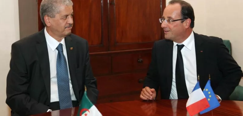 le Premier ministre Algérien, Abdelmalek Sellal, reçu par François Hollande... (DR) le Premier ministre Algérien, Abdelmalek Sellal, reçu par François Hollande... (DR)