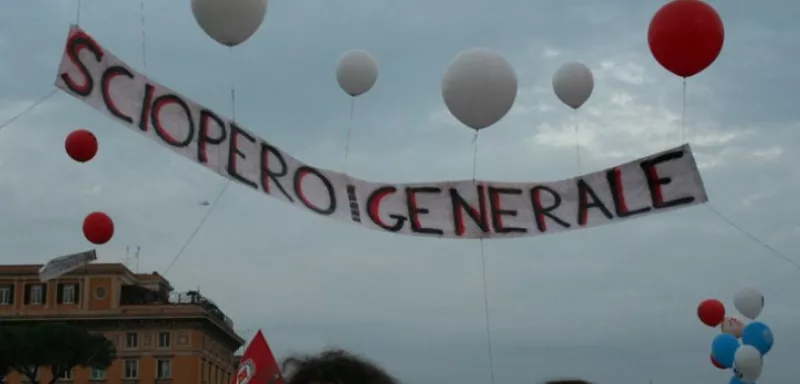 pemier mouvement de protestion de grande ampleur sous le règne de Matteo Renzi, président du Conseil... (DR)