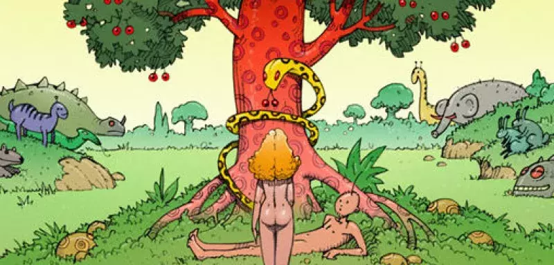 Entre citations de textes sacrés, psychanalytiques ou autres, Caza y raconte, à sa sauce inimitable, avec beaucoup d'humour, la création d'Adam et Ève par Dieu tout-puissant. Entre citations de textes sacrés, psychanalytiques ou autres, Caza y raconte, à sa sauce inimitable, avec beaucoup d'humour, la création d'Adam et Ève par Dieu tout-puissant.