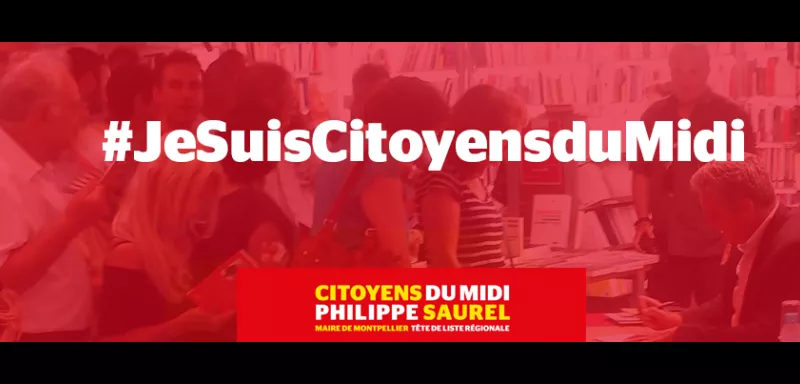 #JeSuisCitoyenDuMidi, c’est le hashtag avec lequel les soutiens de Philippe Saurel s’affichent actuellement en photos sur les réseaux sociaux. #JeSuisCitoyenDuMidi, c’est le hashtag avec lequel les soutiens de Philippe Saurel s’affichent actuellement en photos sur les réseaux sociaux.