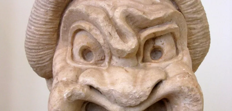 Masque de théâtre grec antique (Photo : Tilemahos Efthimiadis / Flickr) Masque de théâtre grec antique (Photo : Tilemahos Efthimiadis / Flickr)
