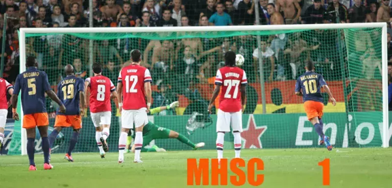 Pour son premier choc en Ligue des Champions, le MHSC s'est incliné par 2 buts à 1 face à Arsenal. Médiaterranée Languedoc-Roussillon dresse un bilan critique. (DR) Pour son premier choc en Ligue des Champions, le MHSC s'est incliné par 2 buts à 1 face à Arsenal. Médiaterranée Languedoc-Roussillon dresse un bilan critique. (DR)