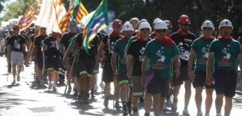 Ils sont venus à pied d'Aragon dans le nord-est, des Asturies et du Leon dans le nord-ouest de l'Espagne...(DR)