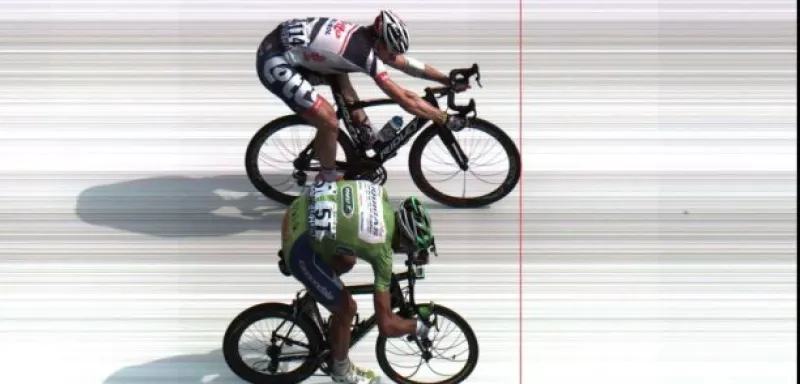 André Greipel l'a emporté d'une demi-roue sur le maillot vert Peter Sagan, dans l'Hérault. (DR) André Greipel l'a emporté d'une demi-roue sur le maillot vert Peter Sagan, dans l'Hérault. (DR)