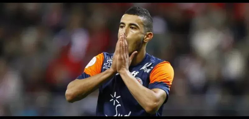 Le MHSC l'a emporté face à Bourg-Péronnas sans Younès Belhanda qui serait en passe de signer avec le club turc de Fenerbahçhe. (© Panoramic)