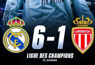Le Real Madrid a humilié Monaco 6-1 en Ligue des Champions au Santiago Bernabéu