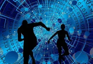 Illustration représentant la protection des données personnelles et l'effacement des traces numériques sur Internet