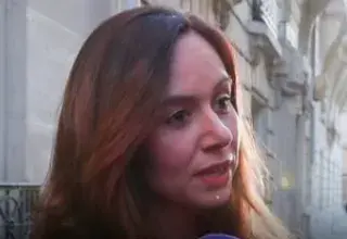 Sarah Knafo lors de sa campagne pour les municipales parisiennes de 2026