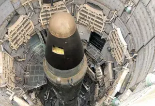 Vue aérienne d'un site nucléaire