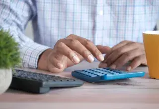 person using black computer keyboard