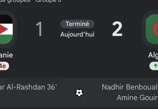 Match Algérie - Jordanie lors de la Coupe du monde 2026
